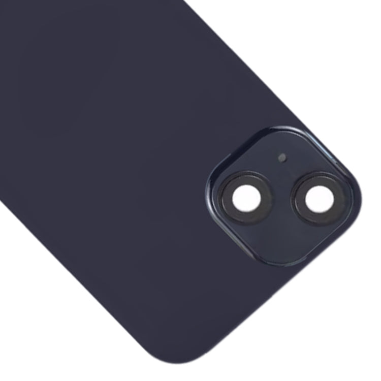 สำหรับ iPhone 14 Plus ฝาหลังแบตเตอรี่กระจกพร้อมขายึดแฟลช + โมดูลชาร์จไร้สาย, For iPhone 14 Plus