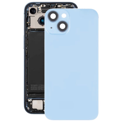 สำหรับ iPhone 14 ฝาหลังแบตเตอรี่กระจกพร้อมขายึดแฟลช + โมดูลชาร์จไร้สาย, For iPhone 14