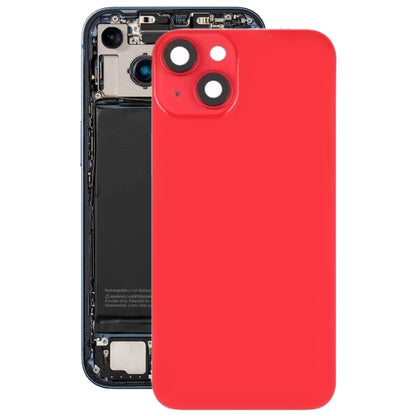 สำหรับ iPhone 14 ฝาหลังแบตเตอรี่กระจกพร้อมขายึดแฟลช + โมดูลชาร์จไร้สาย, For iPhone 14