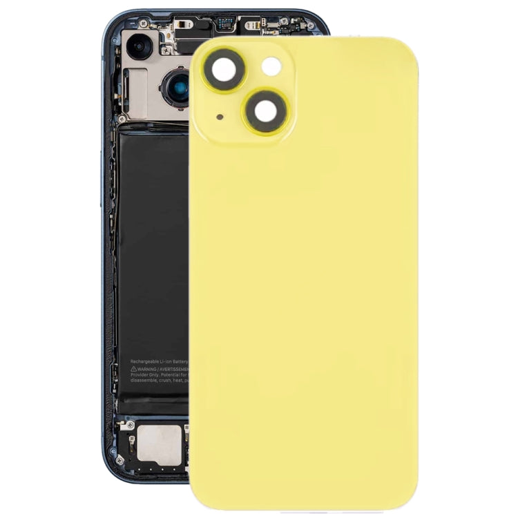 สำหรับ iPhone 14 ฝาหลังแบตเตอรี่กระจกพร้อมขายึดแฟลช + โมดูลชาร์จไร้สาย, For iPhone 14