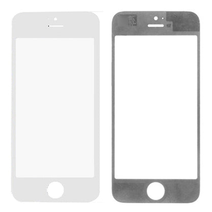 5 ชิ้นสีดำ + 5 ชิ้นสีขาวสำหรับ iPhone 5 และ 5S หน้าจอด้านหน้าเลนส์กระจกด้านนอก, 5 Black 5 White for i5 & 5S