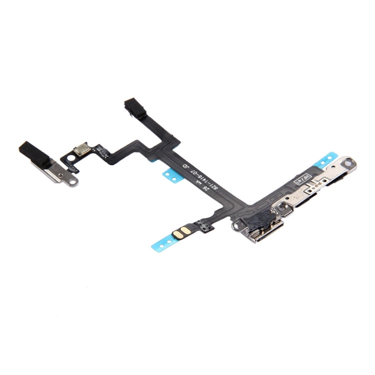 ปุ่มเปิดปิดและปุ่มปรับระดับเสียง Flex Cable พร้อมขายึดสำหรับ iPhone 5, For iPhone 5