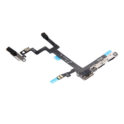 ปุ่มเปิดปิดและปุ่มปรับระดับเสียง Flex Cable พร้อมขายึดสำหรับ iPhone 5, For iPhone 5