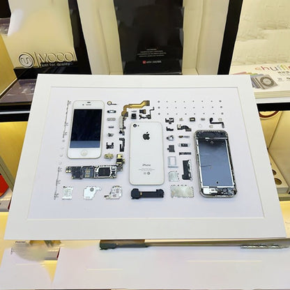 NonWorking Fake Dummy 3D โทรศัพท์มือถือกรอบรูปติดตั้งถอดชิ้นส่วนตัวอย่างสำหรับ iPhone 4