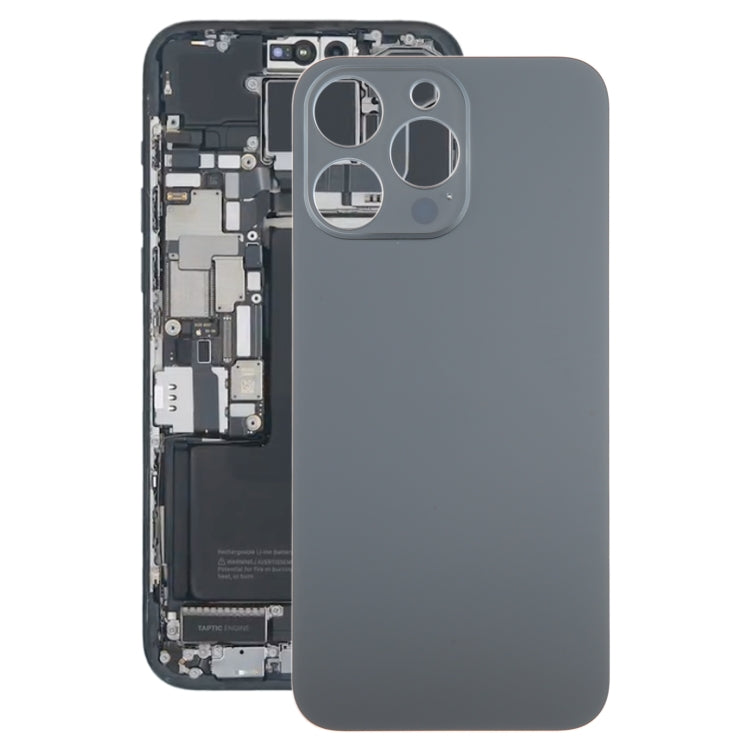สำหรับ iPhone 15 Pro Max ฝาหลังแบตเตอรี่แก้ว, For iPhone 15 Pro Max