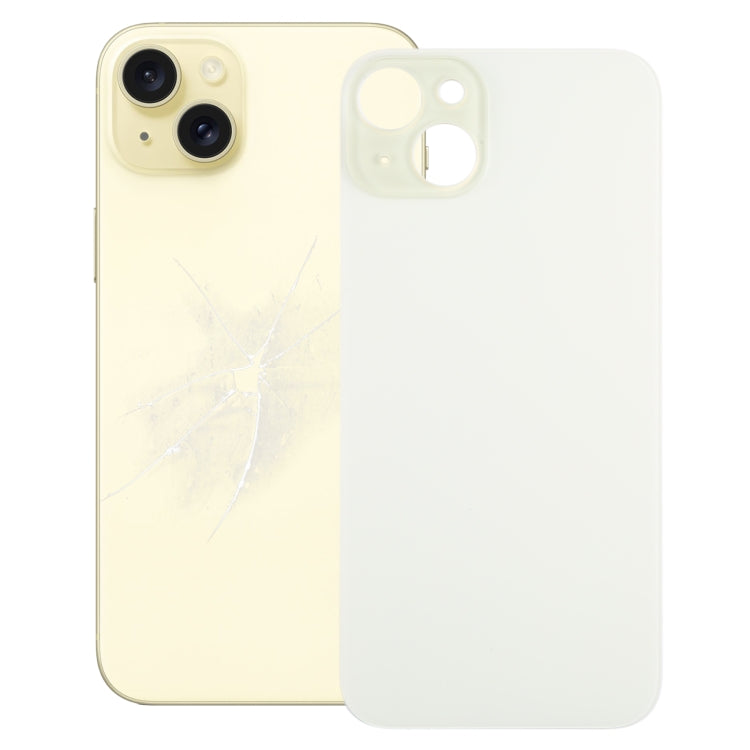 เปลี่ยนฝาครอบแบตเตอรี่ด้านหลังกระจกรูกล้องขนาดใหญ่ได้ง่ายสำหรับ iPhone 15 Plus, For iPhone 15 Plus(Not Disassemble)