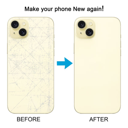 เปลี่ยนฝาครอบแบตเตอรี่ด้านหลังกระจกรูกล้องขนาดใหญ่ได้ง่ายสำหรับ iPhone 15 Plus, For iPhone 15 Plus(Not Disassemble)