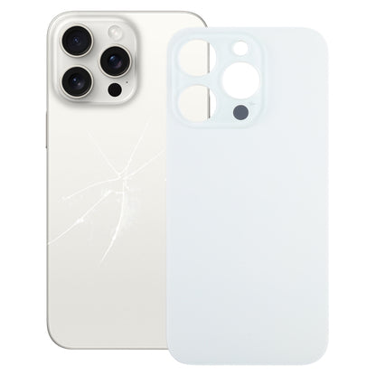สำหรับ iPhone 15 Pro เปลี่ยนได้ง่ายรูกล้องขนาดใหญ่ฝาครอบฝาหลังแบตเตอรี่แก้ว, For iPhone 15 Pro(Not Disassemble)