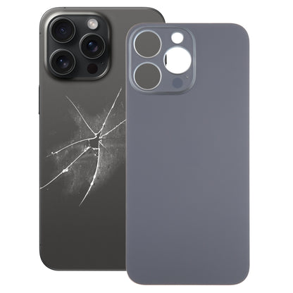 สำหรับ iPhone 15 Pro Max เปลี่ยนได้ง่ายรูกล้องขนาดใหญ่ฝาครอบฝาหลังแบตเตอรี่แก้ว, For iPhone 15 Pro Max(Not Disassemble)