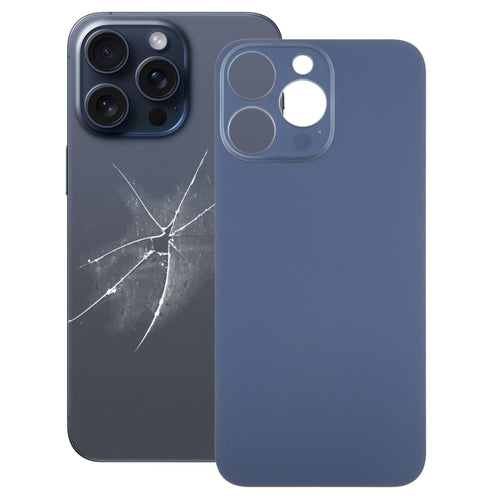 สำหรับ iPhone 15 Pro Max เปลี่ยนได้ง่ายรูกล้องขนาดใหญ่ฝาครอบฝาหลังแบตเตอรี่แก้ว, For iPhone 15 Pro Max(Not Disassemble)