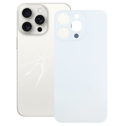 สำหรับ iPhone 15 Pro Max เปลี่ยนได้ง่ายรูกล้องขนาดใหญ่ฝาครอบฝาหลังแบตเตอรี่แก้ว, For iPhone 15 Pro Max(Not Disassemble)