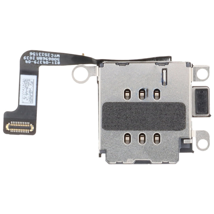 สำหรับ iPhone 15 Plus ซ็อกเก็ตผู้ถือซิมการ์ดเดี่ยวพร้อมสายเคเบิลแบบยืดหยุ่น, For iPhone 15 Plus (Single SIM)