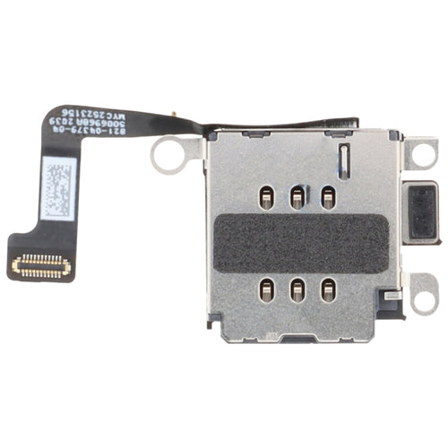 สำหรับ iPhone 15 Plus ซ็อกเก็ตผู้ถือซิมการ์ดเดี่ยวพร้อมสายเคเบิลแบบยืดหยุ่น, For iPhone 15 Plus (Single SIM)