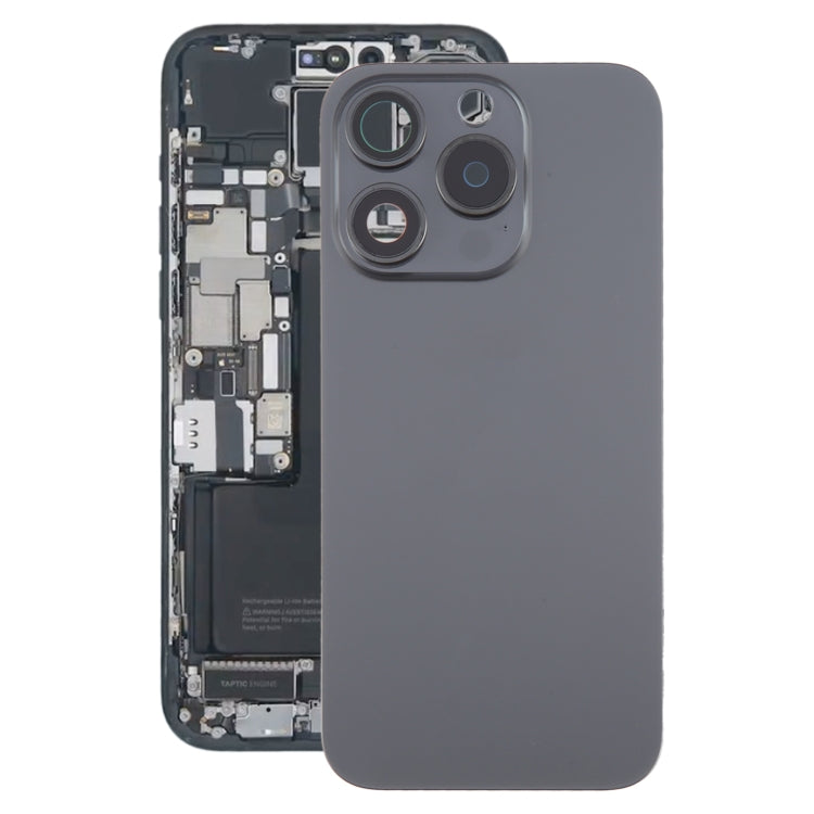 สำหรับฝาหลังแบตเตอรี่ iPhone 15 Pro พร้อมฝาครอบเลนส์กล้อง + แม่เหล็ก MagSafe, For iPhone 15 Pro (with MagSafe)