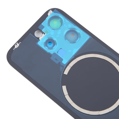 สำหรับฝาหลังแบตเตอรี่ iPhone 15 Pro พร้อมฝาครอบเลนส์กล้อง + แม่เหล็ก MagSafe, For iPhone 15 Pro (with MagSafe)