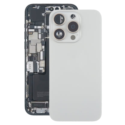 สำหรับฝาหลังแบตเตอรี่ iPhone 15 Pro พร้อมฝาครอบเลนส์กล้อง + แม่เหล็ก MagSafe, For iPhone 15 Pro (with MagSafe)