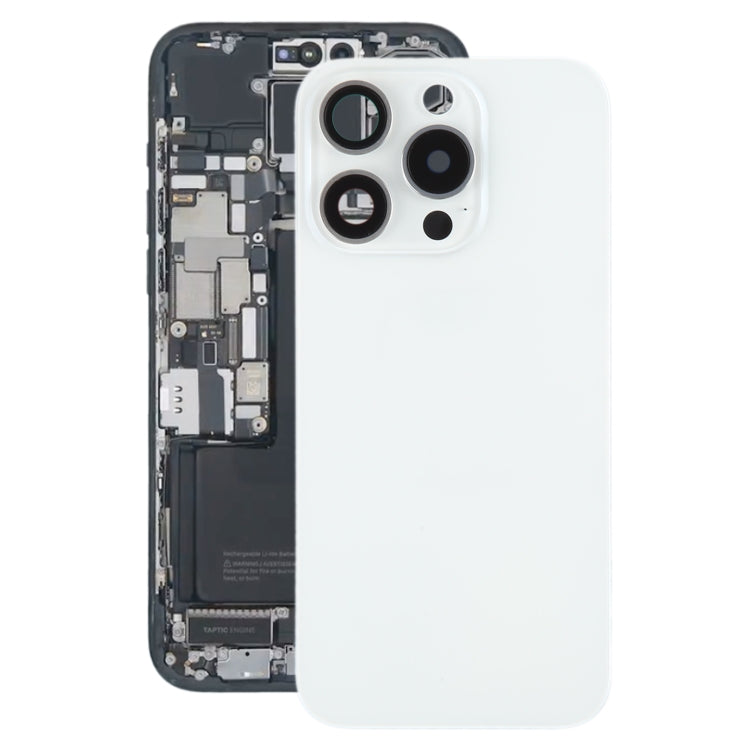 สำหรับฝาหลังแบตเตอรี่ iPhone 15 Pro พร้อมฝาครอบเลนส์กล้อง + แม่เหล็ก MagSafe, For iPhone 15 Pro (with MagSafe)