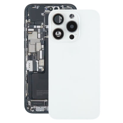 สำหรับฝาหลังแบตเตอรี่ iPhone 15 Pro พร้อมฝาครอบเลนส์กล้อง + แม่เหล็ก MagSafe, For iPhone 15 Pro (with MagSafe)