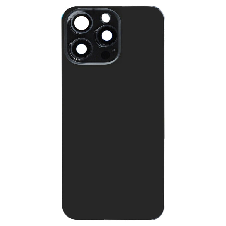 สำหรับ iPhone 15 Pro ฝาหลังแบตเตอรี่กระจกพร้อมขายึดแฟลช + โมดูลชาร์จไร้สาย, For iPhone 15 Pro