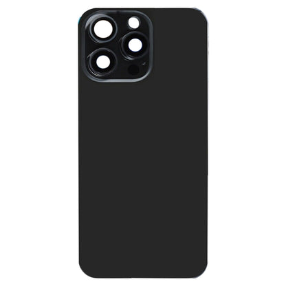 สำหรับ iPhone 15 Pro ฝาหลังแบตเตอรี่กระจกพร้อมขายึดแฟลช + โมดูลชาร์จไร้สาย, For iPhone 15 Pro