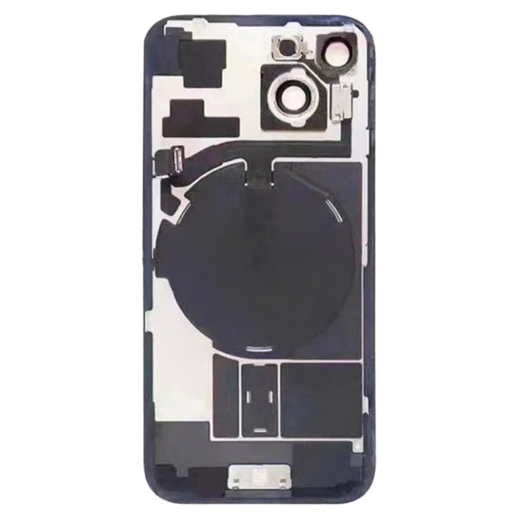 ฝาหลังแบตเตอรี่กระจกสำหรับ iPhone 15 พร้อมขายึดแฟลช + โมดูลชาร์จไร้สาย, For iPhone 15