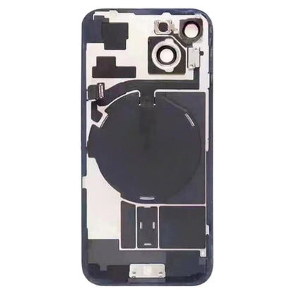 ฝาหลังแบตเตอรี่กระจกสำหรับ iPhone 15 พร้อมขายึดแฟลช + โมดูลชาร์จไร้สาย, For iPhone 15