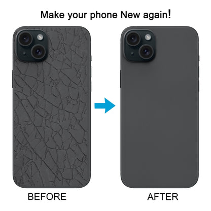 ฝาหลังแบตเตอรี่กระจกสำหรับ iPhone 15 พร้อมขายึดแฟลช + โมดูลชาร์จไร้สาย, For iPhone 15