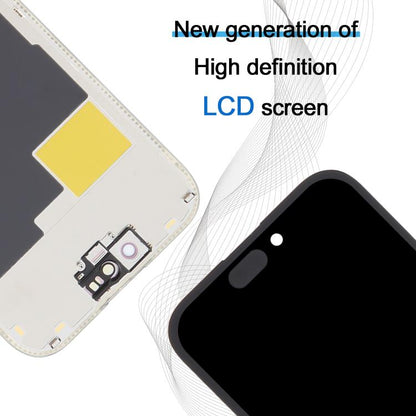 หน้าจอ OLED แบบแข็ง JK สำหรับ iPhone 15 Pro, For iPhone 15 Pro