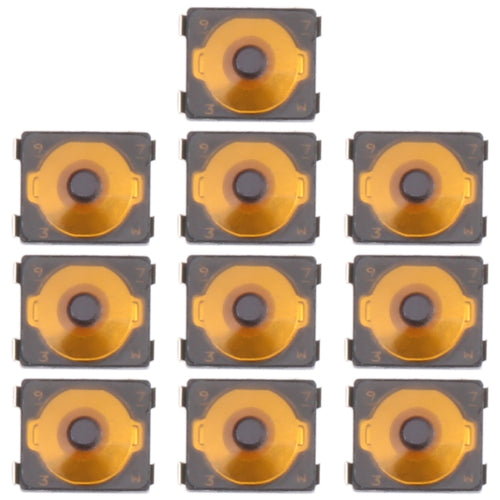 10 ชิ้น 3.5 x 3 มม. ปุ่มสวิตช์ Micro SMD สำหรับ iPhone 4 / 4s / Android, 3.5 x 3MM
