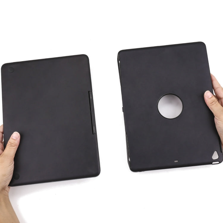 F611 แบ็คไลท์สีสันสดใสแบบถอดได้อะลูมิเนียมแบ็คเพลนคีย์บอร์ดไร้สาย Bluetooth เคสแท็บเล็ตสำหรับ iPad Air 2 / 9.7 (2018) / 9.7 นิ้ว (2017) / Air / Pro 9.7 นิ้ว