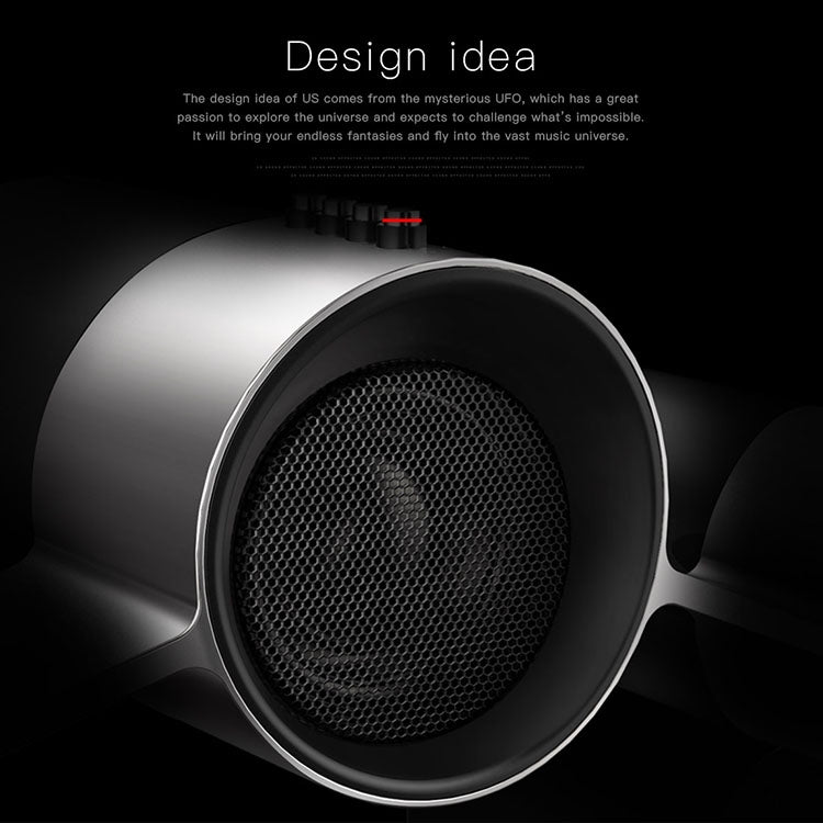 Bluedio US ระบบลำโพงดาวเทียม Bluetooth ไร้สายพร้อมไมโครโฟน, US