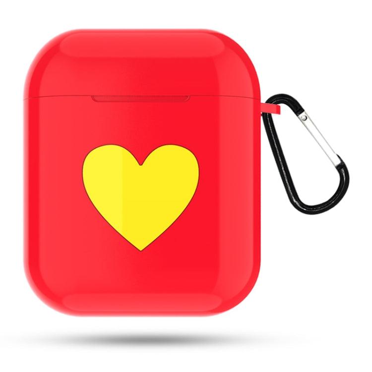 รูปแบบหัวใจหูฟังไร้สายของ Apple กล่องชาร์จกันฝุ่นกันกระแทกเคสกลางแจ้งสำหรับ Airpods, 5
