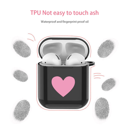 รูปแบบหัวใจหูฟังไร้สายของ Apple กล่องชาร์จกันฝุ่นกันกระแทกเคสกลางแจ้งสำหรับ Airpods, 5
