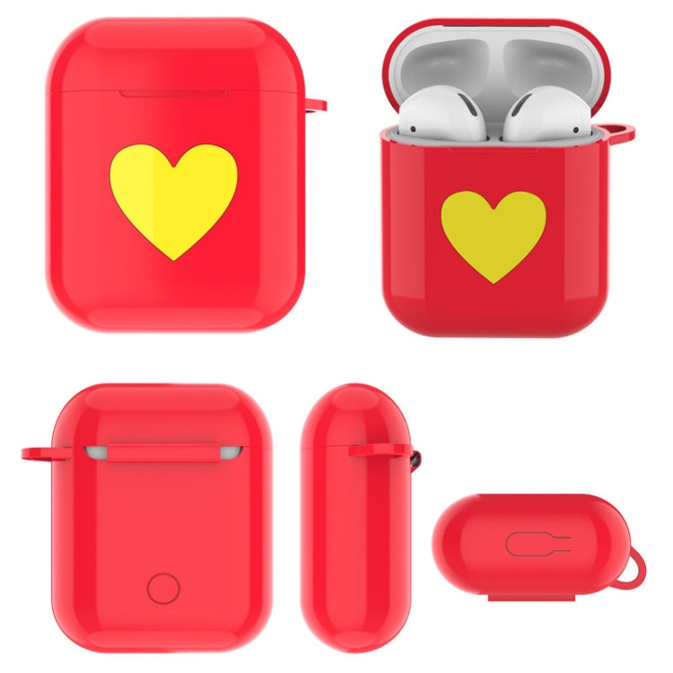 รูปแบบหัวใจหูฟังไร้สายของ Apple กล่องชาร์จกันฝุ่นกันกระแทกเคสกลางแจ้งสำหรับ Airpods, 5