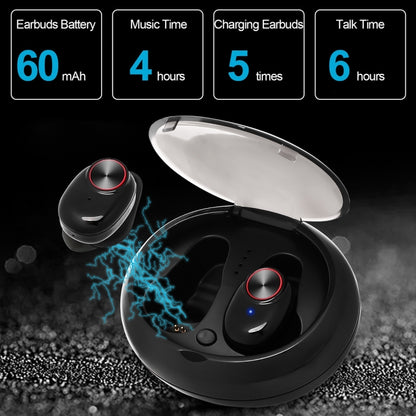 BTH-V5 DSP หูฟังตัดเสียงรบกวนกีฬาไร้สาย Bluetooth V5.0 ชุดหูฟังพร้อมเคสชาร์จเข้ากันได้กับ iPhone และ Android