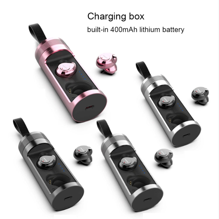 SARDiNE F8 TWS Bluetooth V5.0 หูฟังสเตอริโอไร้สายพร้อมกล่องชาร์จ