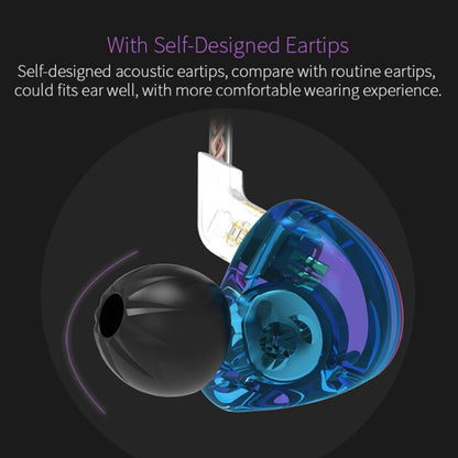 KZ ZST Circle Iron In-Ear Mega Bass MP3 Dual Unit หูฟังไม่มีไมโครโฟน