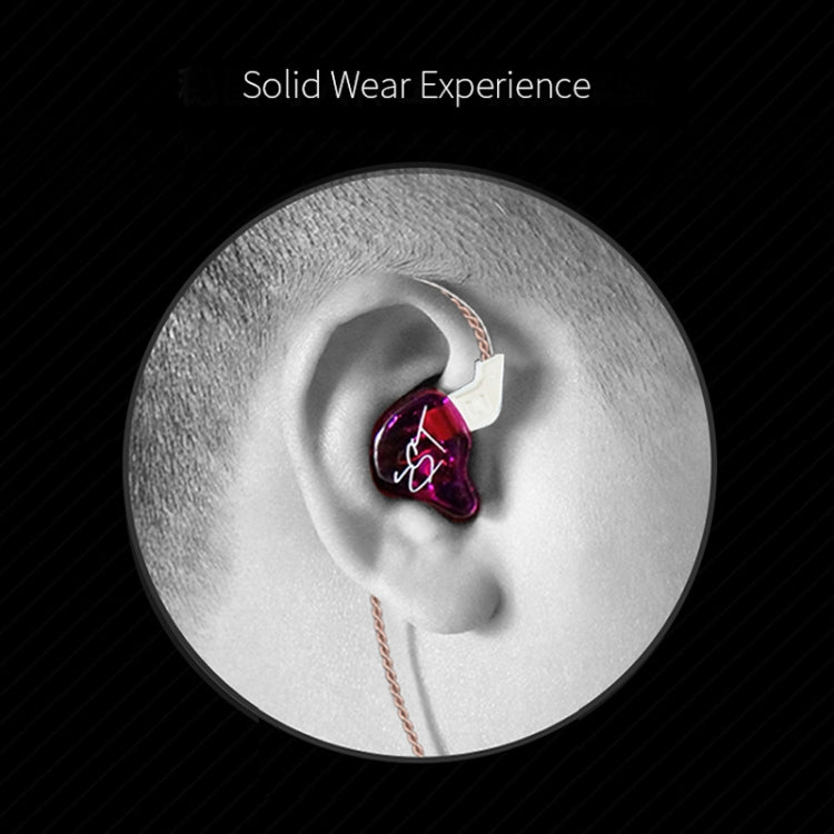 KZ ZST Circle Iron In-Ear Mega Bass MP3 Dual Unit หูฟังไม่มีไมโครโฟน