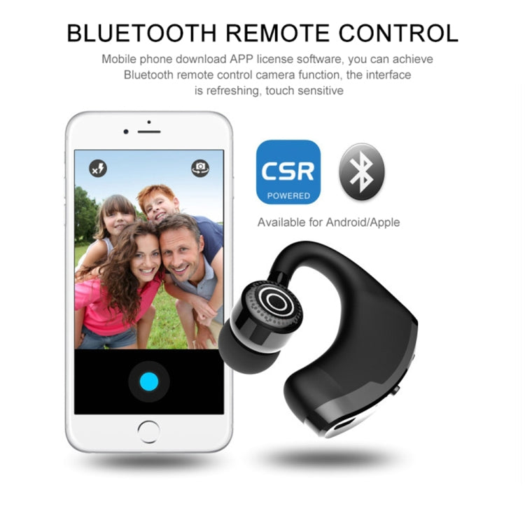 V9 Business ชุดหูฟังบลูทูธไร้สายแฮนด์ฟรี CSR 4.1 พร้อมไมโครโฟนสำหรับไดร์เวอร์สปอร์ต