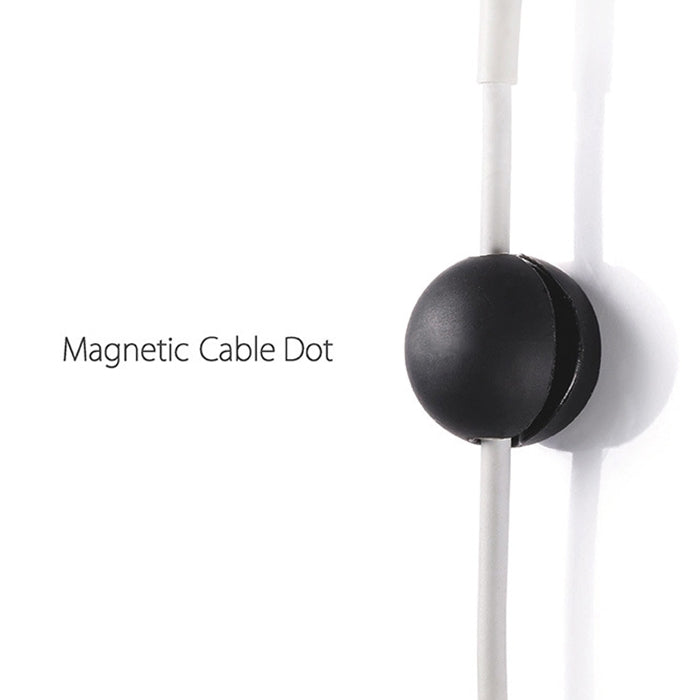 Magnetic Wire Take-up Cable Winder ที่ยึดแม่เหล็กที่เก็บข้อมูลเดสก์ท็อป