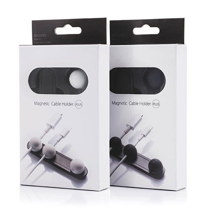 Magnetic Wire Take-up Cable Winder ที่ยึดแม่เหล็กที่เก็บข้อมูลเดสก์ท็อป