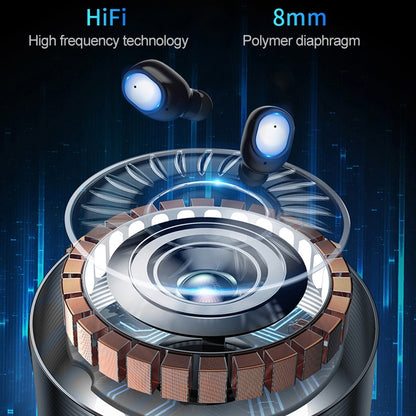 Q3 TWS Bluetooth 5.0 Binaural สเตอริโอจับคู่อัตโนมัติหูฟังไร้สายบลูทูธ