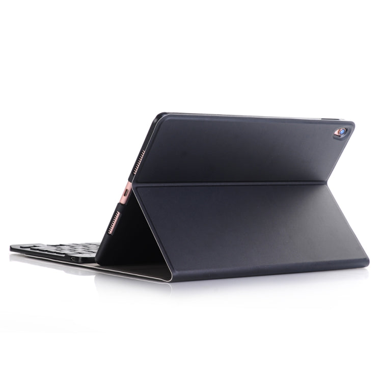 A102 สำหรับ iPad 10.2 นิ้ว Ultra-thin ที่ถอดออกได้บลูทูธคีย์บอร์ดหนังแท็บเล็ตพร้อมขาตั้งฟังก์ชั่น, Black, Dark Blue, Gold, Rose Gold