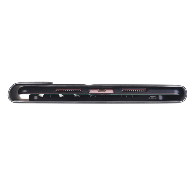 A102 สำหรับ iPad 10.2 นิ้ว Ultra-thin ที่ถอดออกได้บลูทูธคีย์บอร์ดหนังแท็บเล็ตพร้อมขาตั้งฟังก์ชั่น, Black, Dark Blue, Gold, Rose Gold