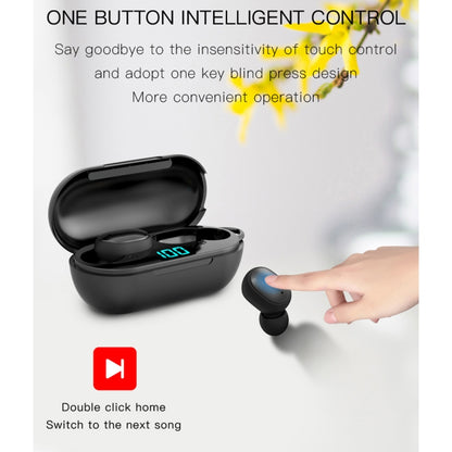 H6 TWS Bluetooth 5.0 หูฟังไร้สาย Bluetooth พร้อมจอแสดงผลดิจิตอลและกล่องชาร์จ รองรับการโทร Siri และ HD