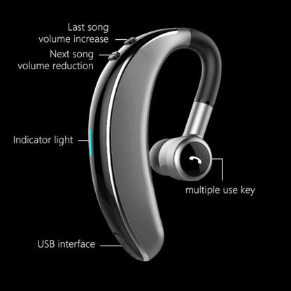 V7 Bluetooth 5.0 หูฟังบลูทูธสเตอริโอไร้สายสไตล์ธุรกิจรองรับการแจ้งชื่อผู้โทร