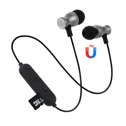 F11 Bluetooth 4.2 ชุดหูฟัง Bluetooth ออกแบบคอแขวน รองรับการเล่นเพลงและการสลับและการควบคุมระดับเสียงและคำตอบ