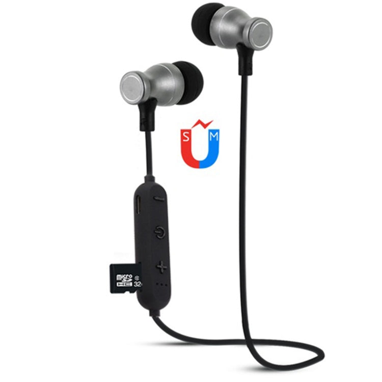 F11 Bluetooth 4.2 ชุดหูฟัง Bluetooth ออกแบบคอแขวน รองรับการเล่นเพลงและการสลับและการควบคุมระดับเสียงและคำตอบ