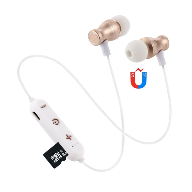 F11 Bluetooth 4.2 ชุดหูฟัง Bluetooth ออกแบบคอแขวน รองรับการเล่นเพลงและการสลับและการควบคุมระดับเสียงและคำตอบ