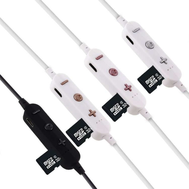 F17 Bluetooth 4.2 ชุดหูฟัง Bluetooth ออกแบบคอแขวน รองรับการเล่นเพลงและการสลับและการควบคุมระดับเสียงและคำตอบ